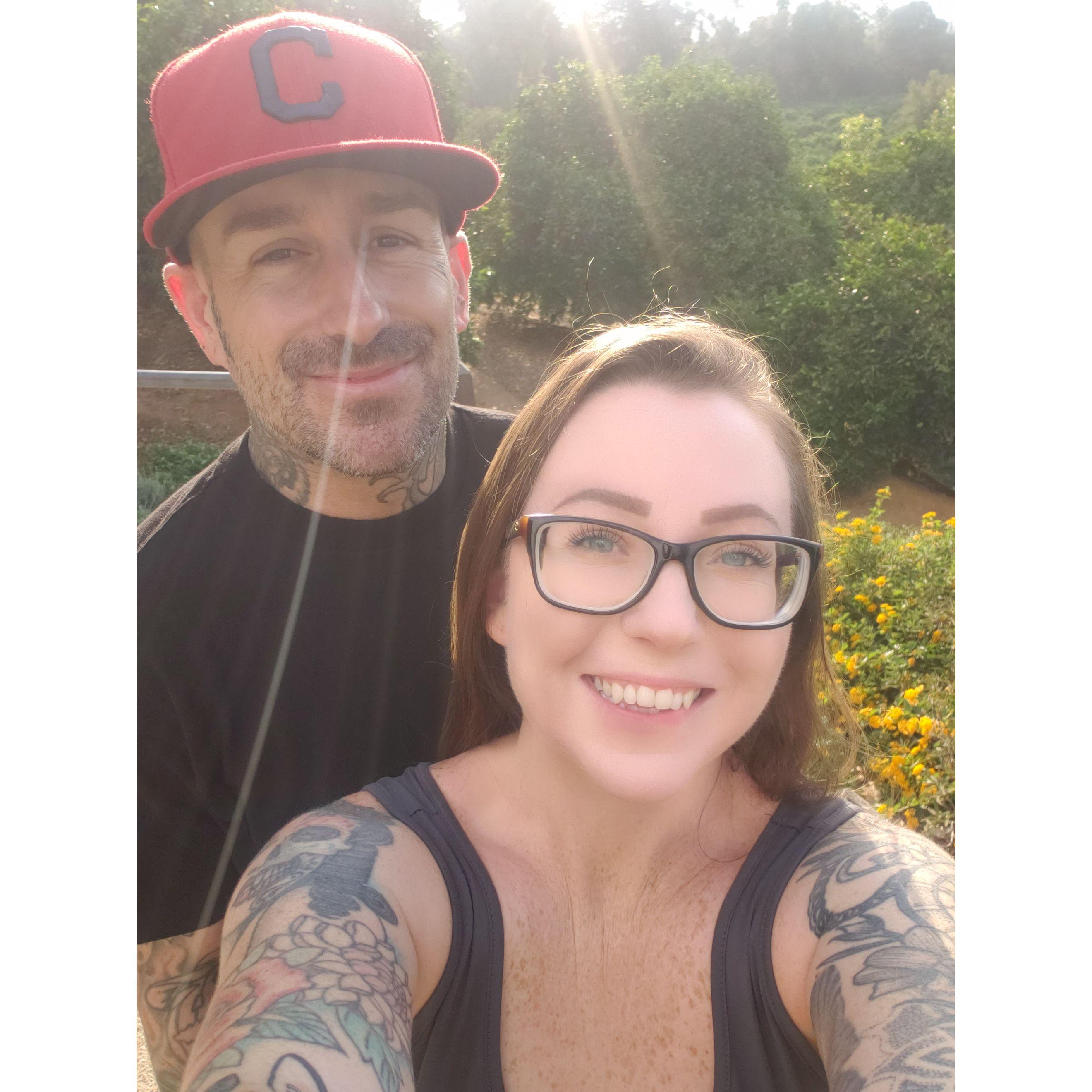 I had just had all my wisdom teeth pulled the day before and we went on a walk around Kimberly Crest.