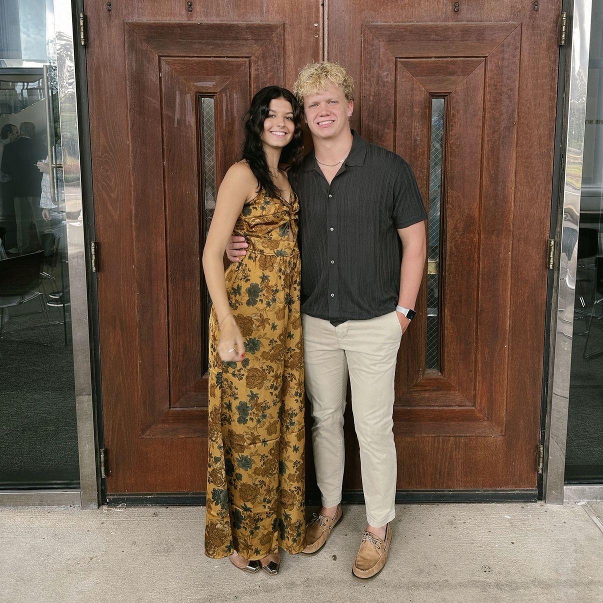 Our first wedding together! Watching that wedding together made me realize how I couldn't wait for that to be us!