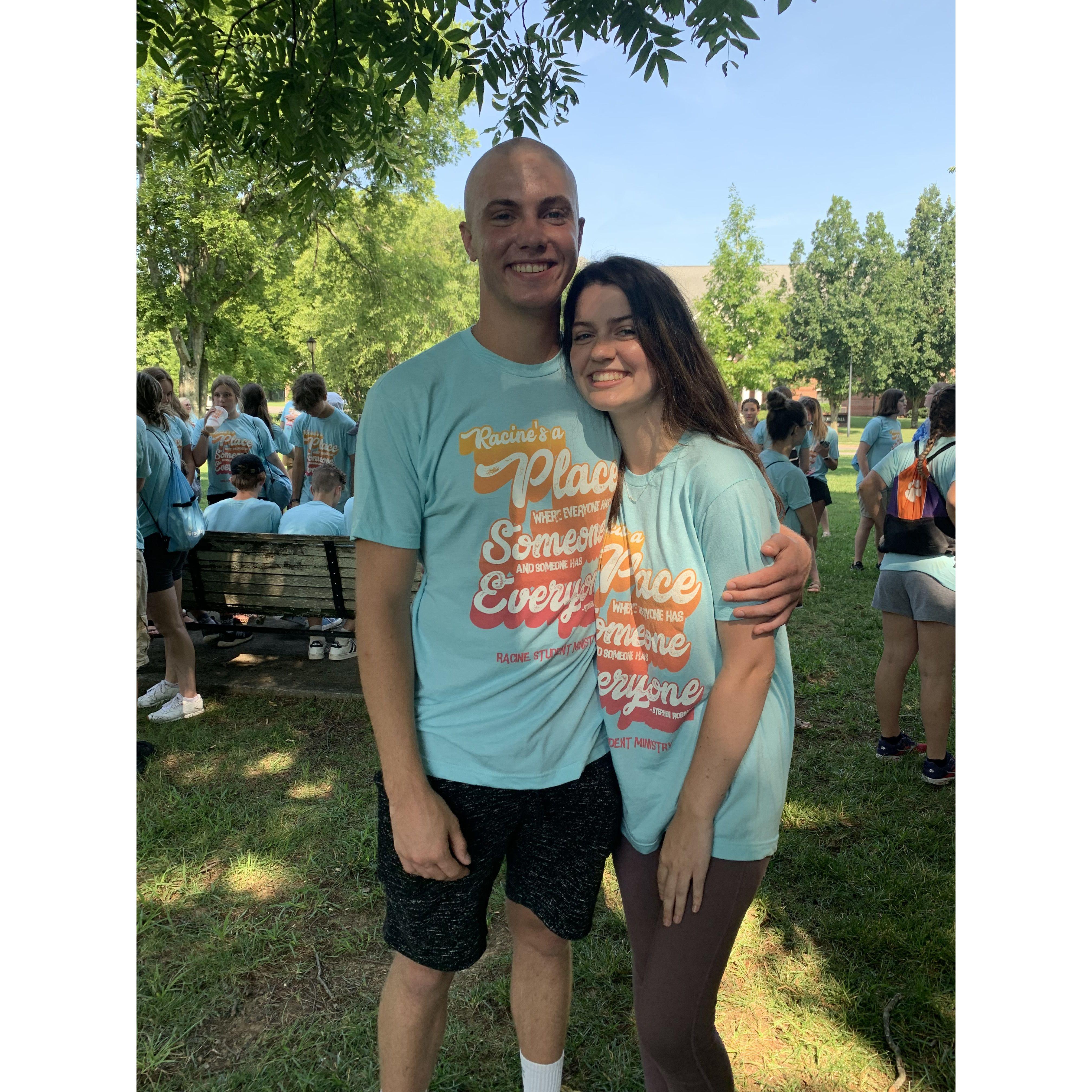 At CIY Move 2021... He did shave his head...