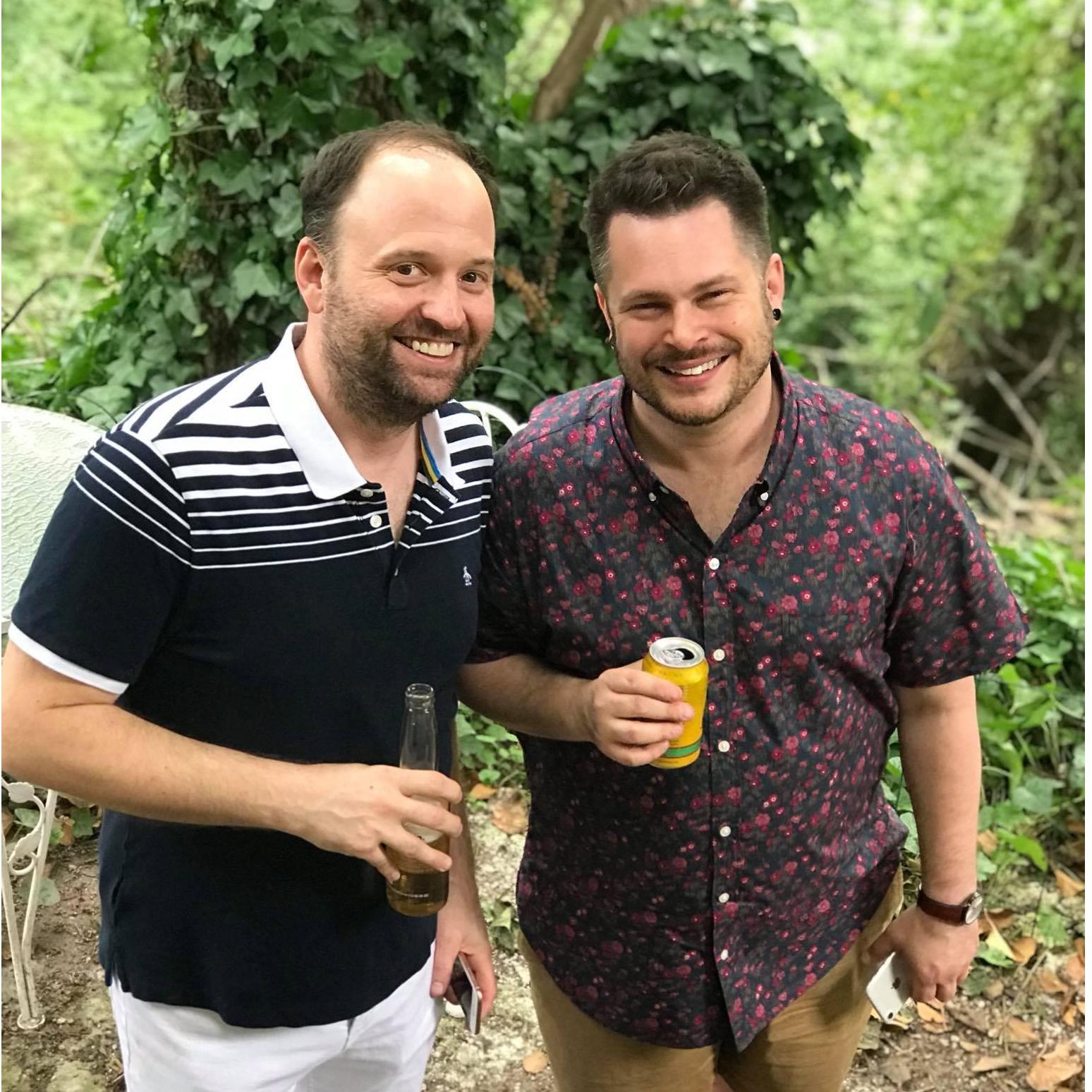 Our engagement day, after I said yes. July 4, 2018.