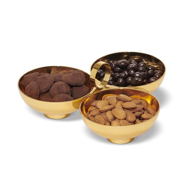 Aerin Sinta 3-Bowl Server