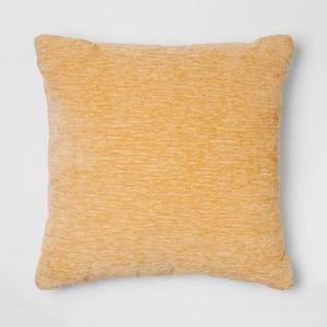 Yellow Chenille Square Throw Pillow - Threshold™