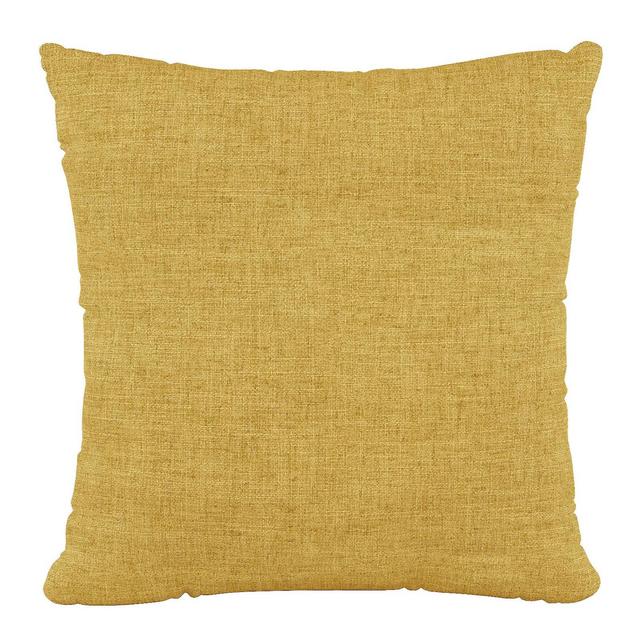 18"x18" Zuma Polyester Pillow Golden - Skyline Furniture