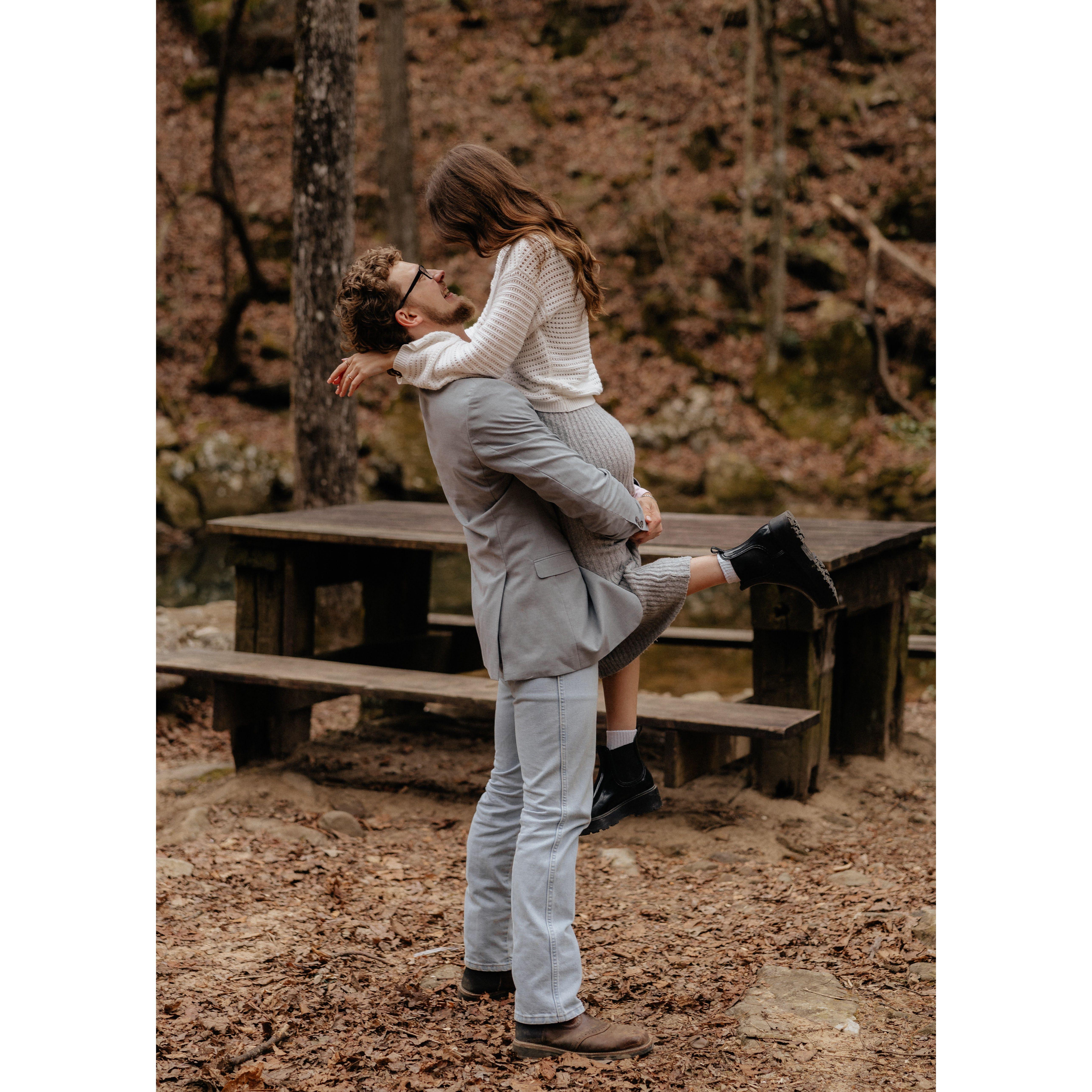 the day we got engaged :) february 8th, 2024