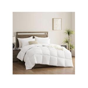 ACCURATEX Queen Duvet Insert Comforter,100% Cotton 400GSM Thick Fluffy Down Alternative Comforter,Breathable Soft White Hotel Bed Duvet Insert with Corner Tabs(90''x90'')