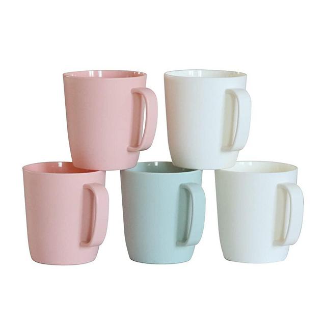 KOOV 20 Ounce Soup Mugs with Handles and Lids Microwave Safe, Ceramic Soup  Bowls with Lids, Large Meal Mug Set of 4, Reactive Glaze (Variable Grey)