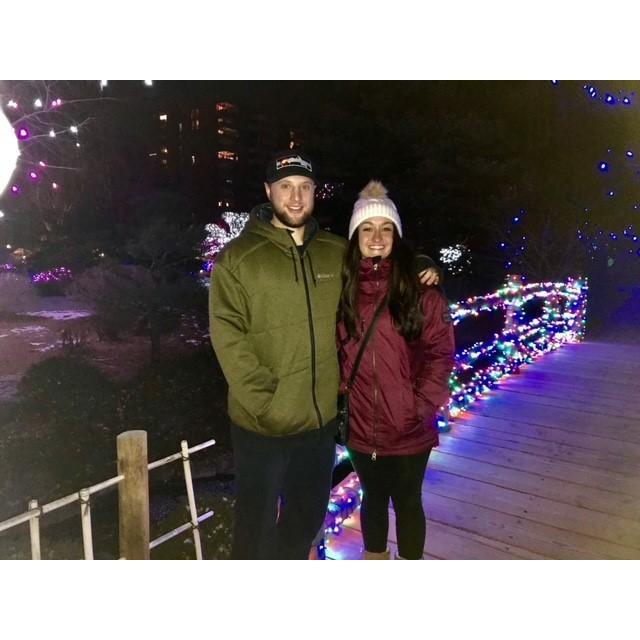 First time at Botanical Gardens for Christmas!