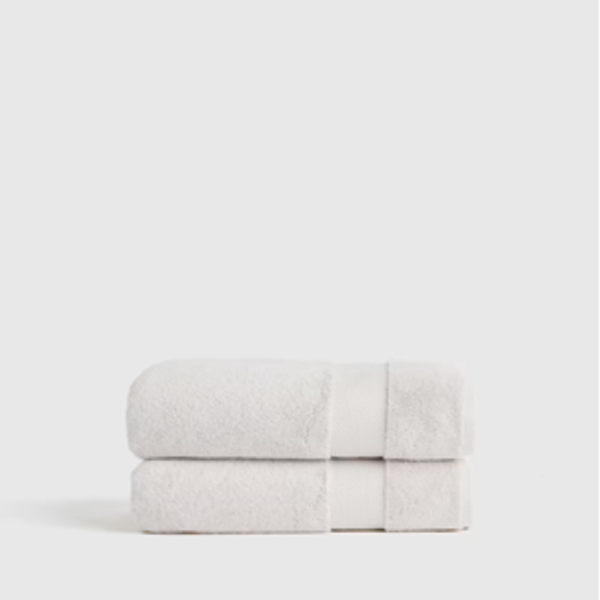 Turkish Ultra Plush Bath Towel (Set of 2) - Silver