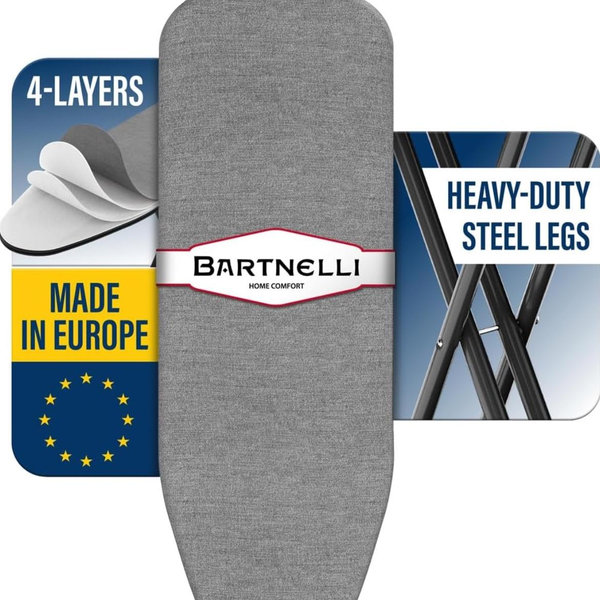 Bartnelli Ironing Board - Black/Grey