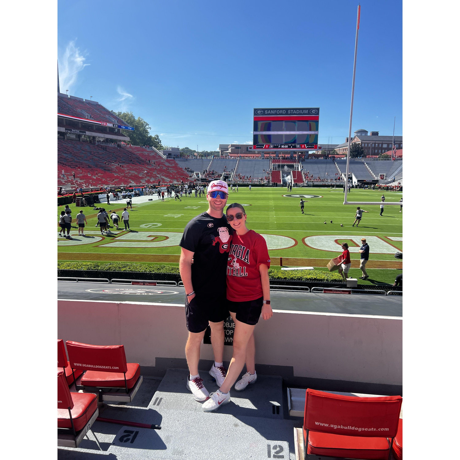 Kaitlyn's 1st Georgia football game! Go Dawgs! 
09/2023