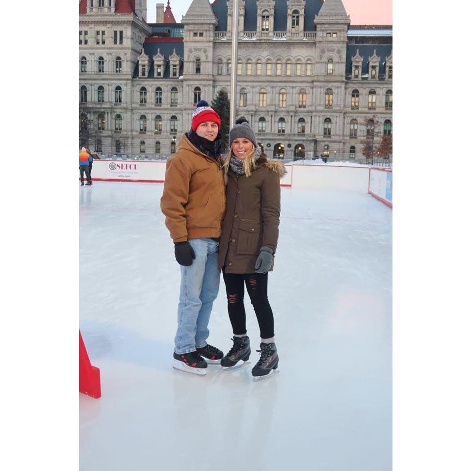Ice skating in Albany, NY 2017