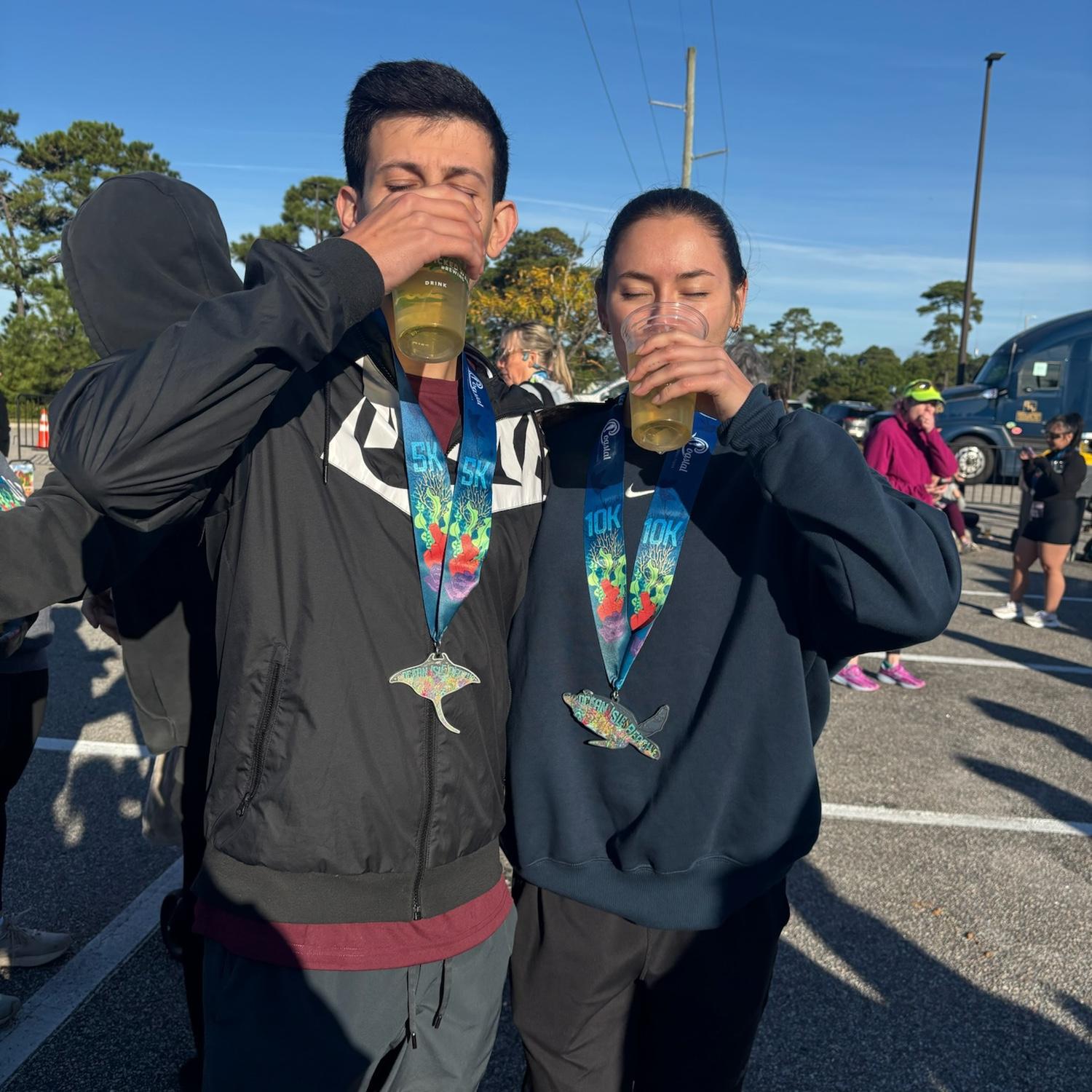 First (and hopefully not last) race together!