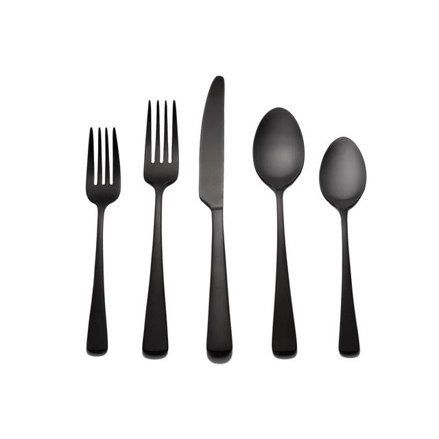 Cambridge® Silversmiths Cerys 20-Piece Flatware Set in Satin Black