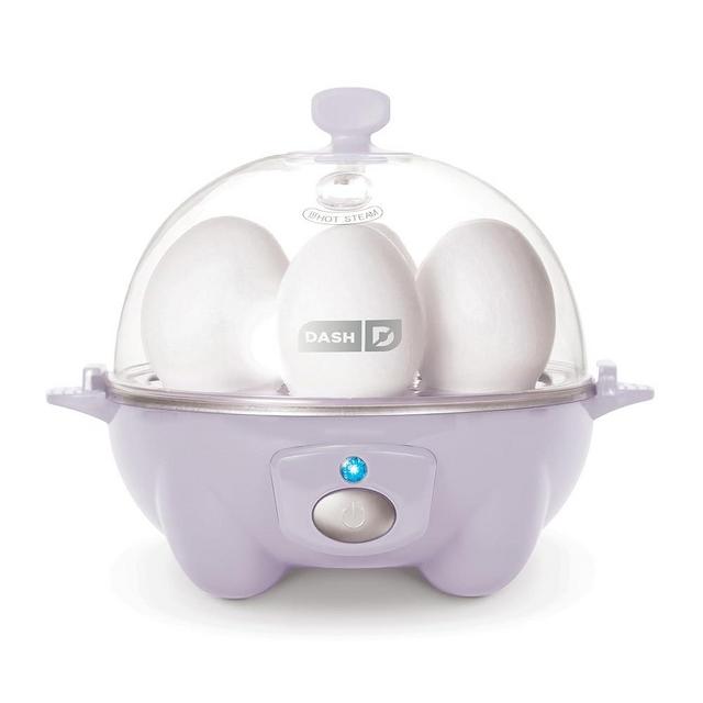 DASH Rapid Egg Cooker: 7 Egg Capacity Electric Egg Cooker for Hard Boiled Eggs, Poached Eggs, Scrambled Eggs, or Omelets with Auto Shut Off Feature - Lavender