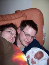 Our first family picture 12/10/2007.. Sara was born 12/6/2007
