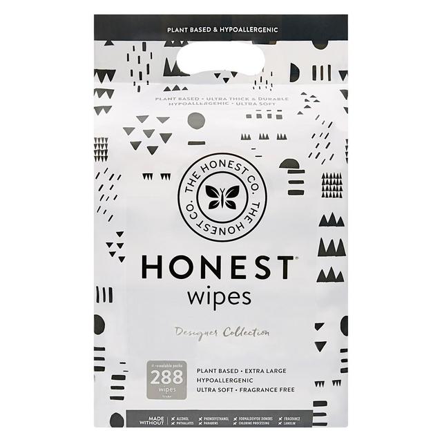 The Honest Company Printed Pattern Play Baby Wipes - 288ct