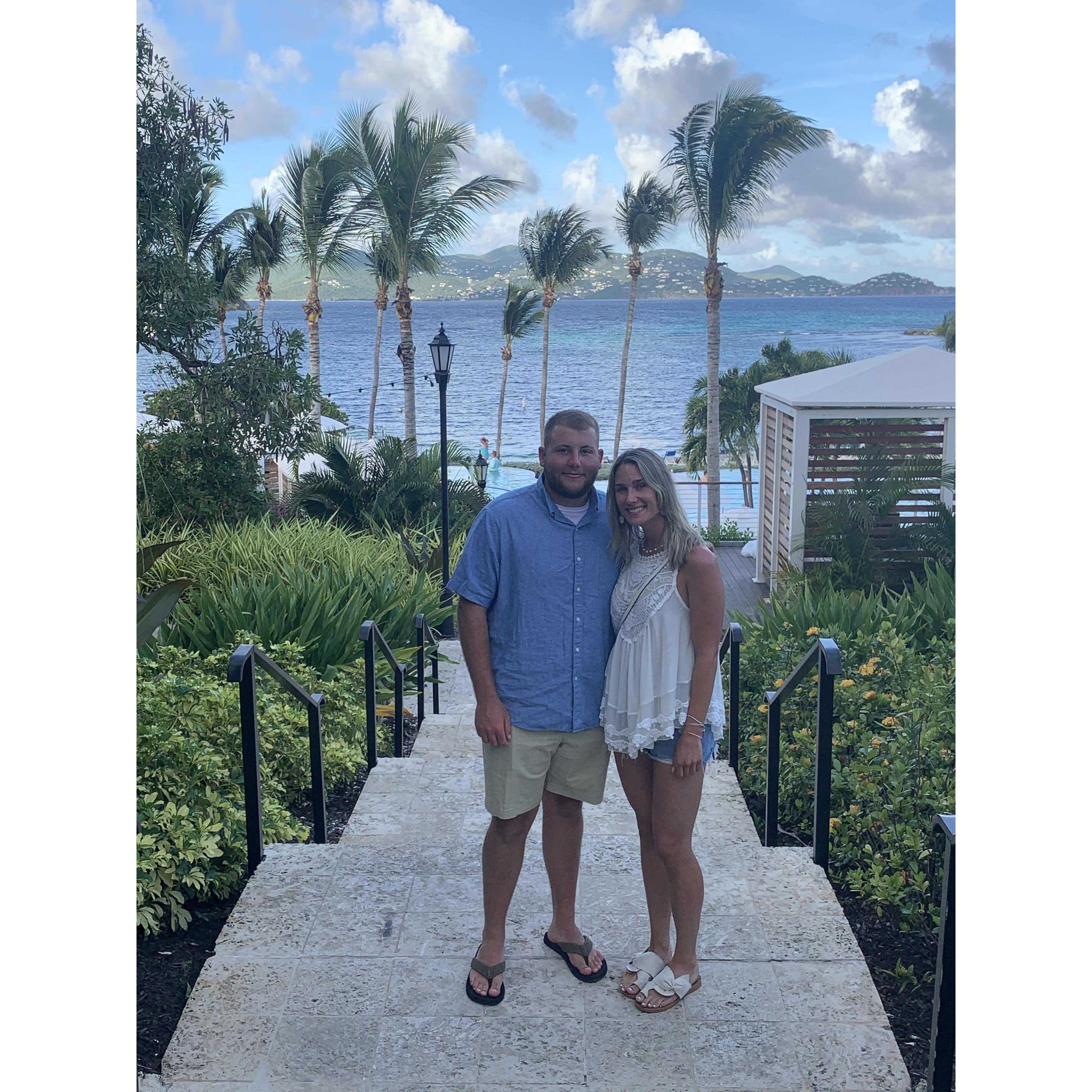 Vacationing in St. Thomas, 2021