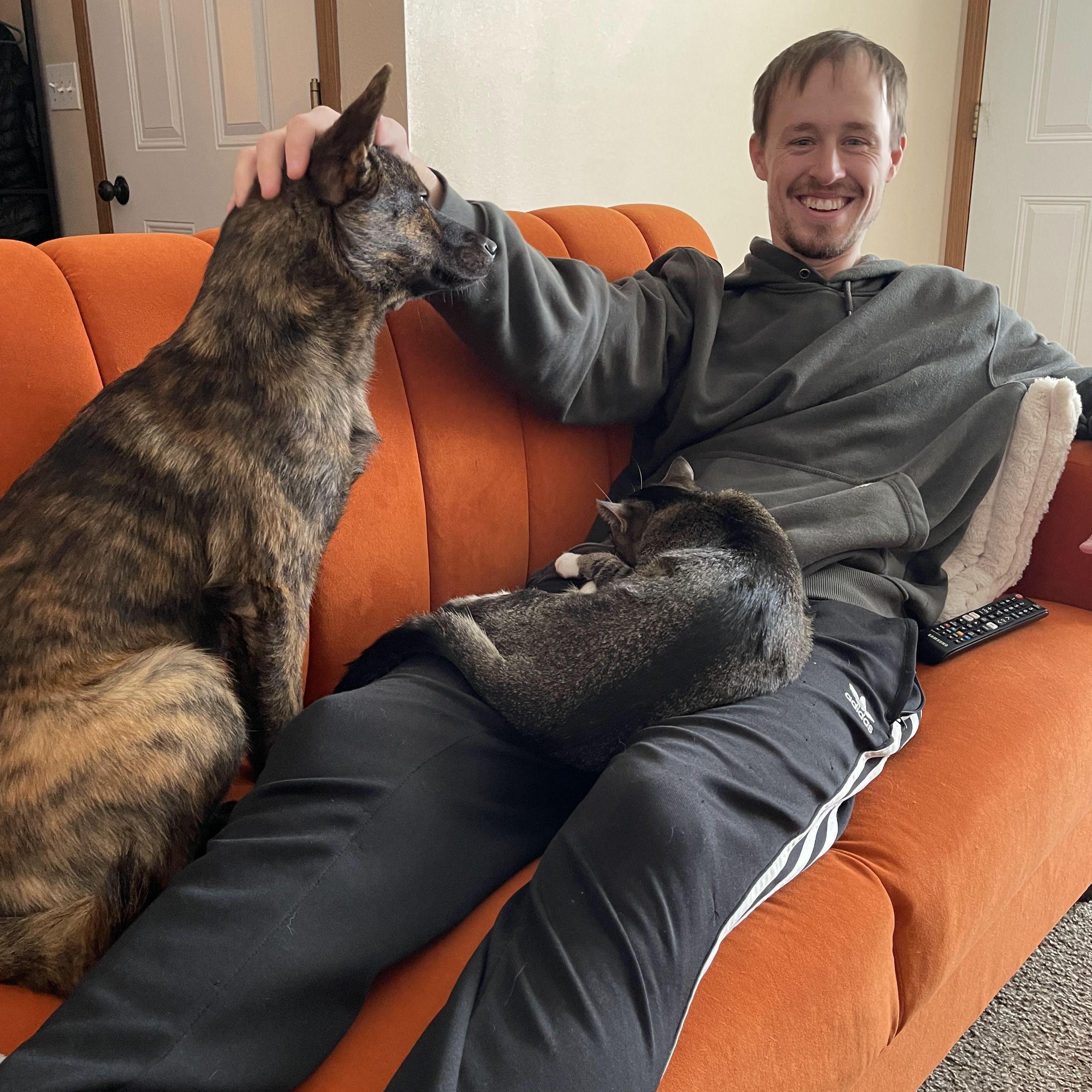 In our first home together in Nevada, IA