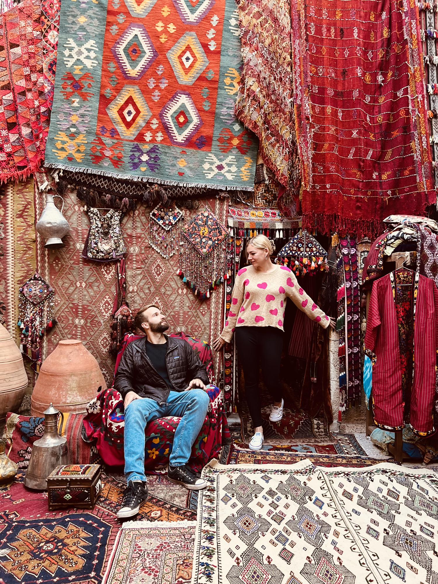 Carpet shopping in Turkey