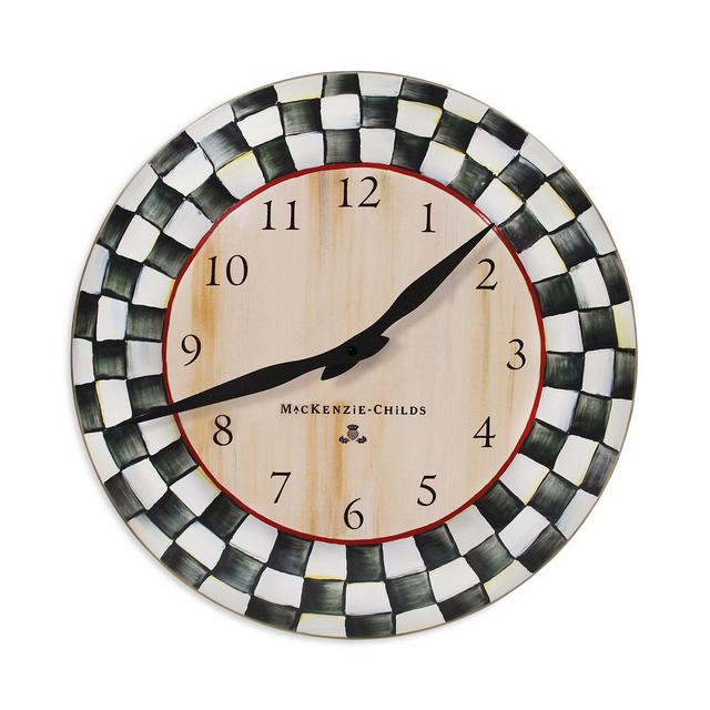 MacKenzie-Childs Courtly Check Clock