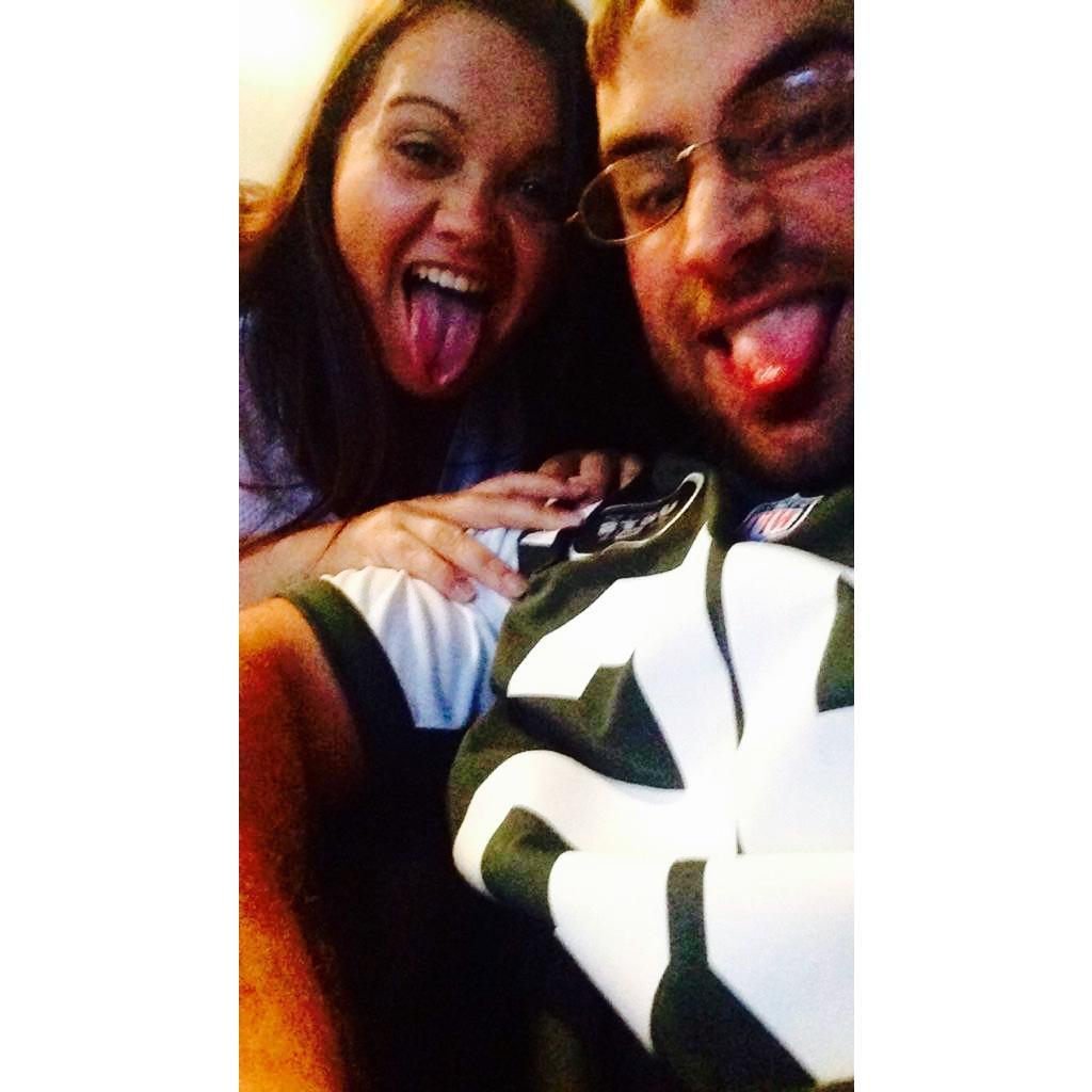 First time watching football together! Go Cowboys!