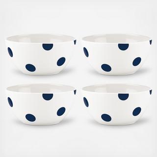 Deco Dot Cereal Bowl, Set of 4