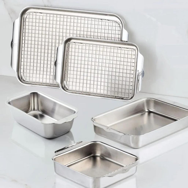 OvenBond Tri-ply Gourmet Essentials Stainless Steel 7-piece Set