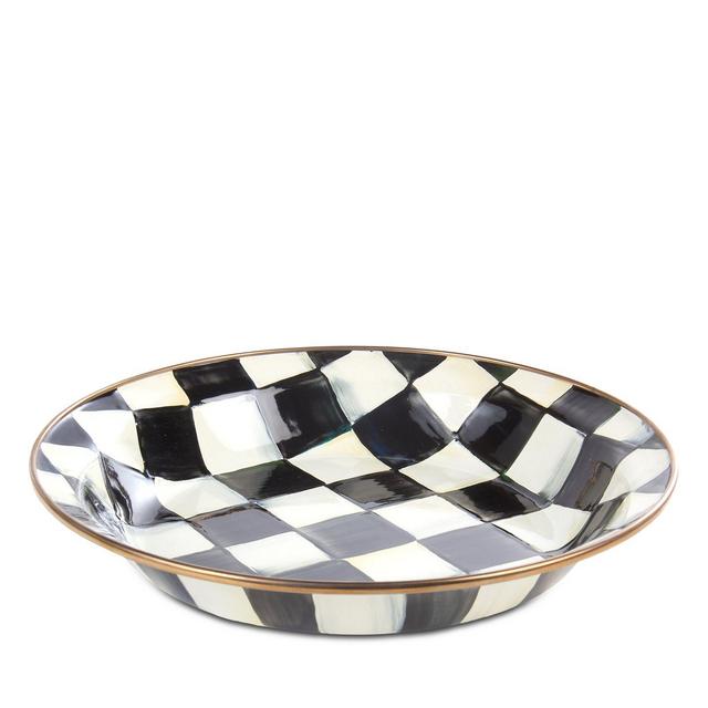Mackenzie-Childs Courtly Check� Enamel Pie Plate