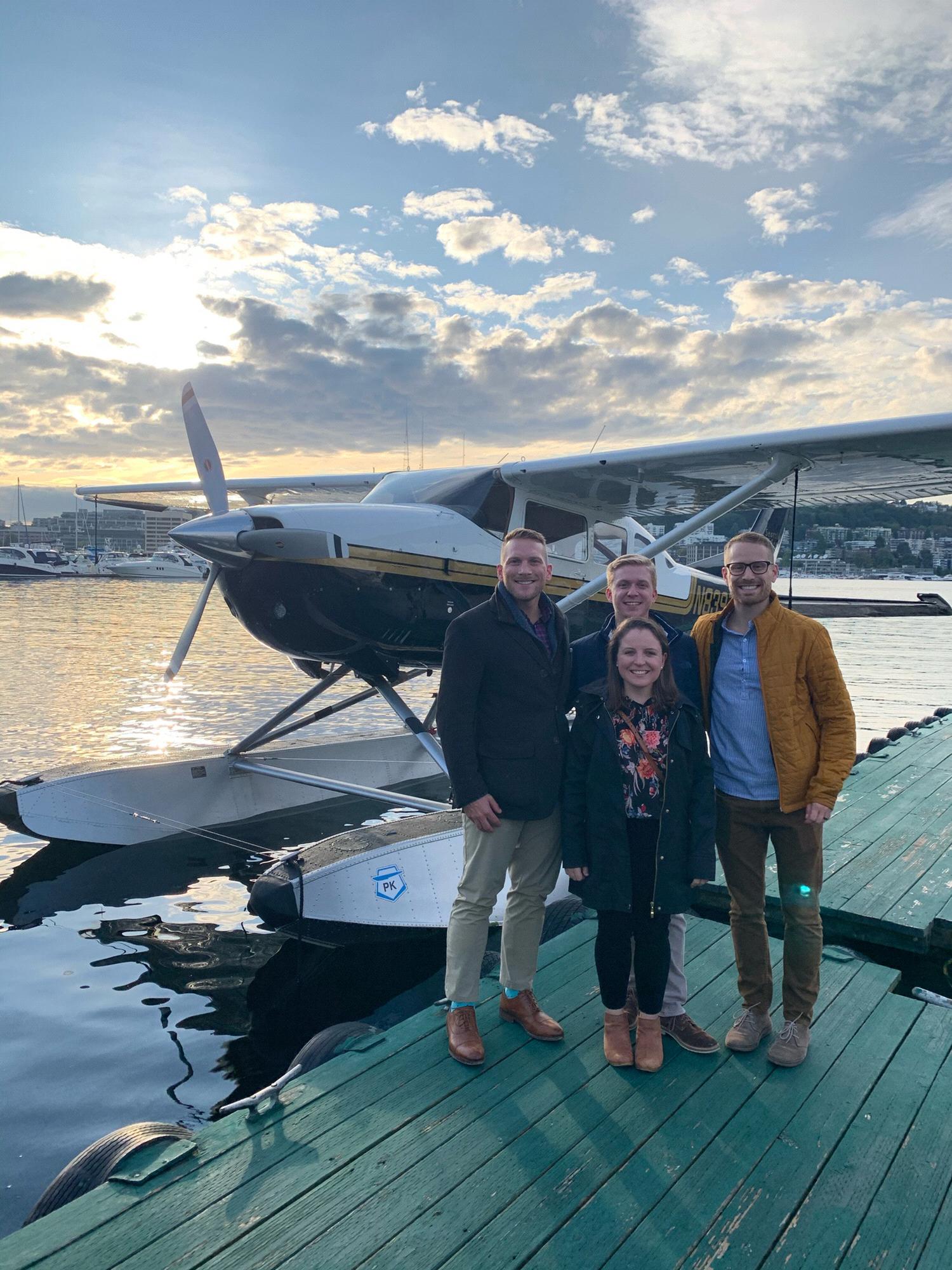 With Nathan Brodell (Bridesman) and Kellen Ball in Seattle