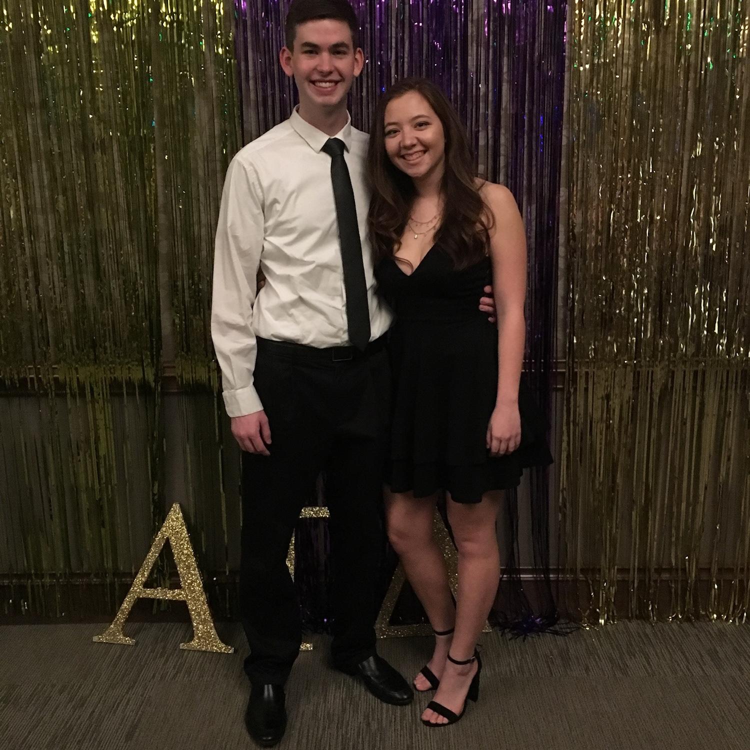 March 2018: Kyle visits Brittany for a sorority semi-formal!