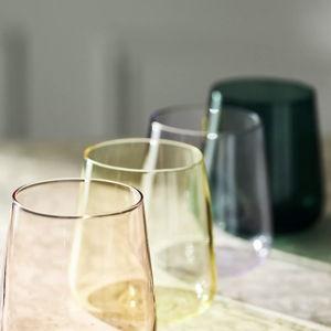 Morgan Stemless Wine Glasses, Set of 4 - Multi