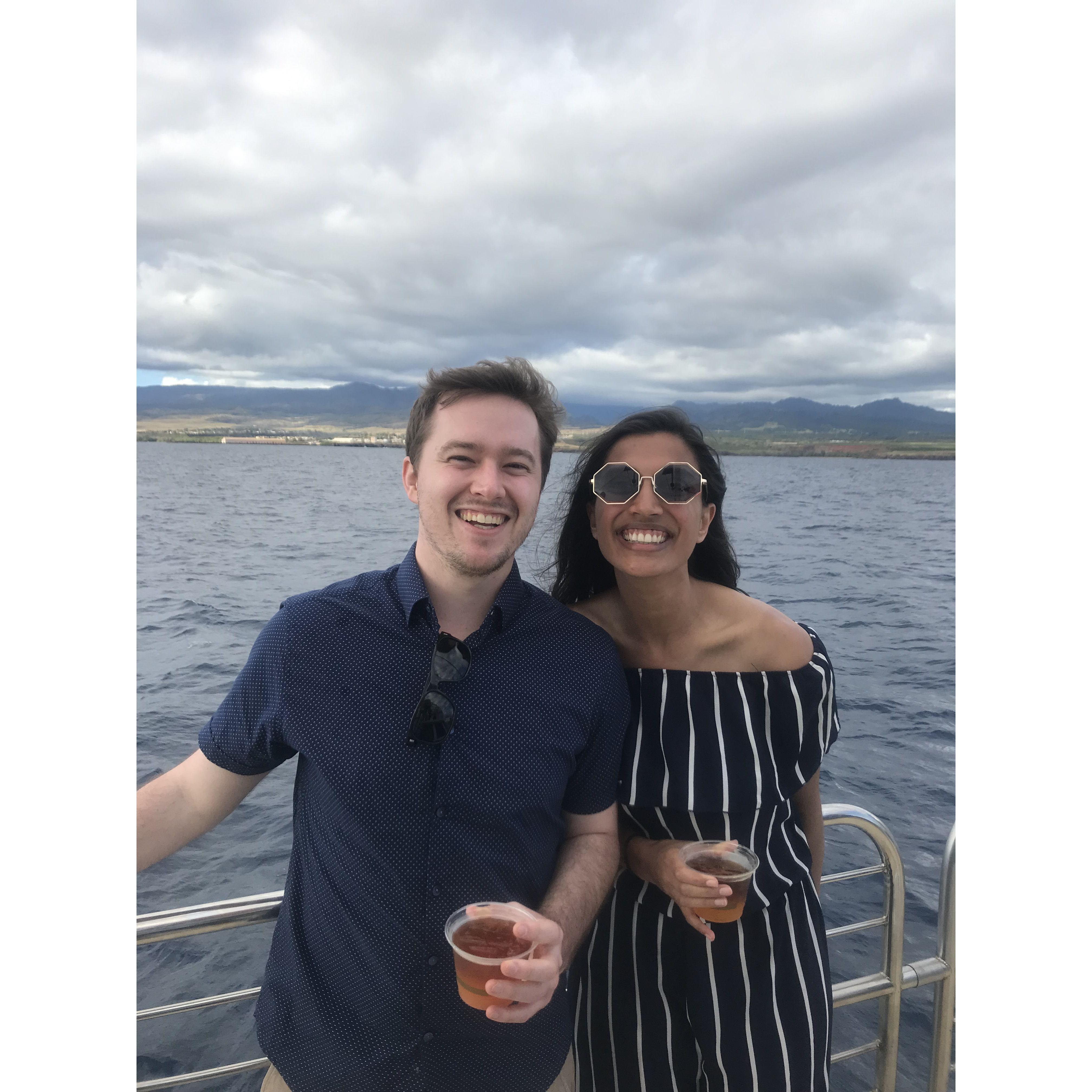 Whale watching in Kauai