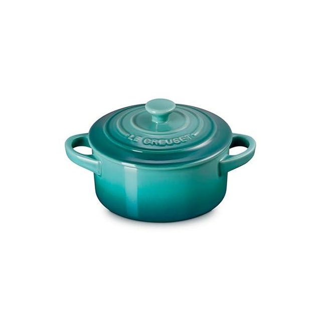 Le Creuset Stoneware Mini Round Cocotte, 8 oz., Riviera