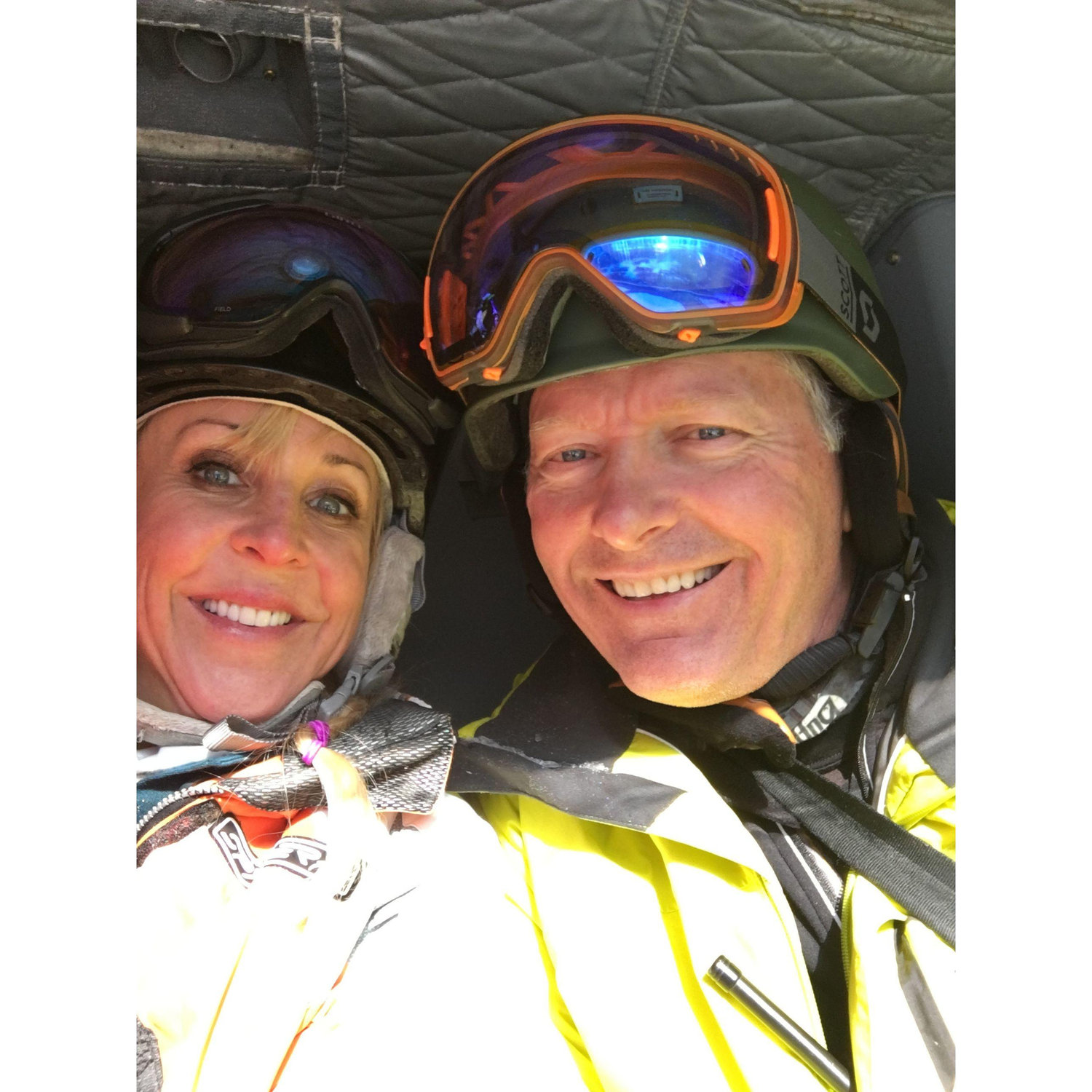 Our first helicopter ski adventure