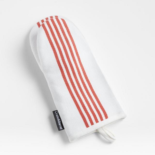 Cuisine Stripe Sienna Oven Mitt