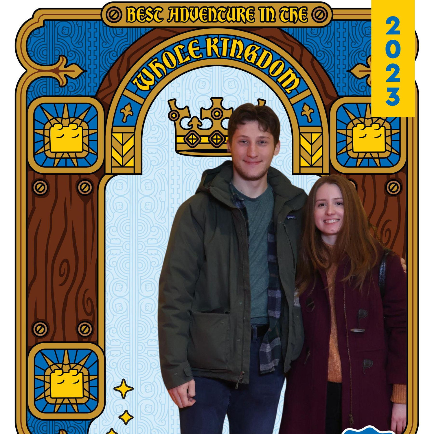 November 7, 2023 - Our second date at the LEGO Discovery Center and our first picture (don't mind the awkwardness)