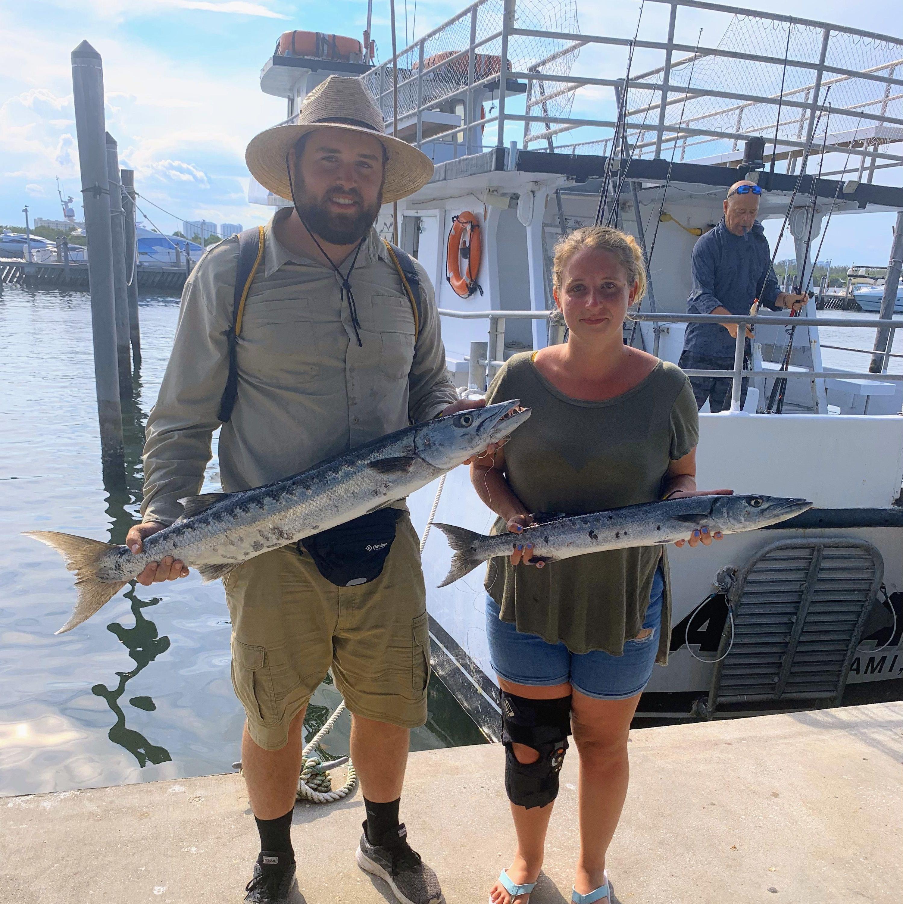 Our first vacation. Miami deep sea fishing