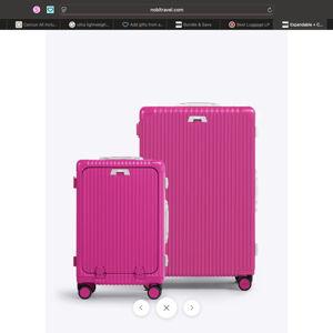 Nobl Carry on and check In in pink