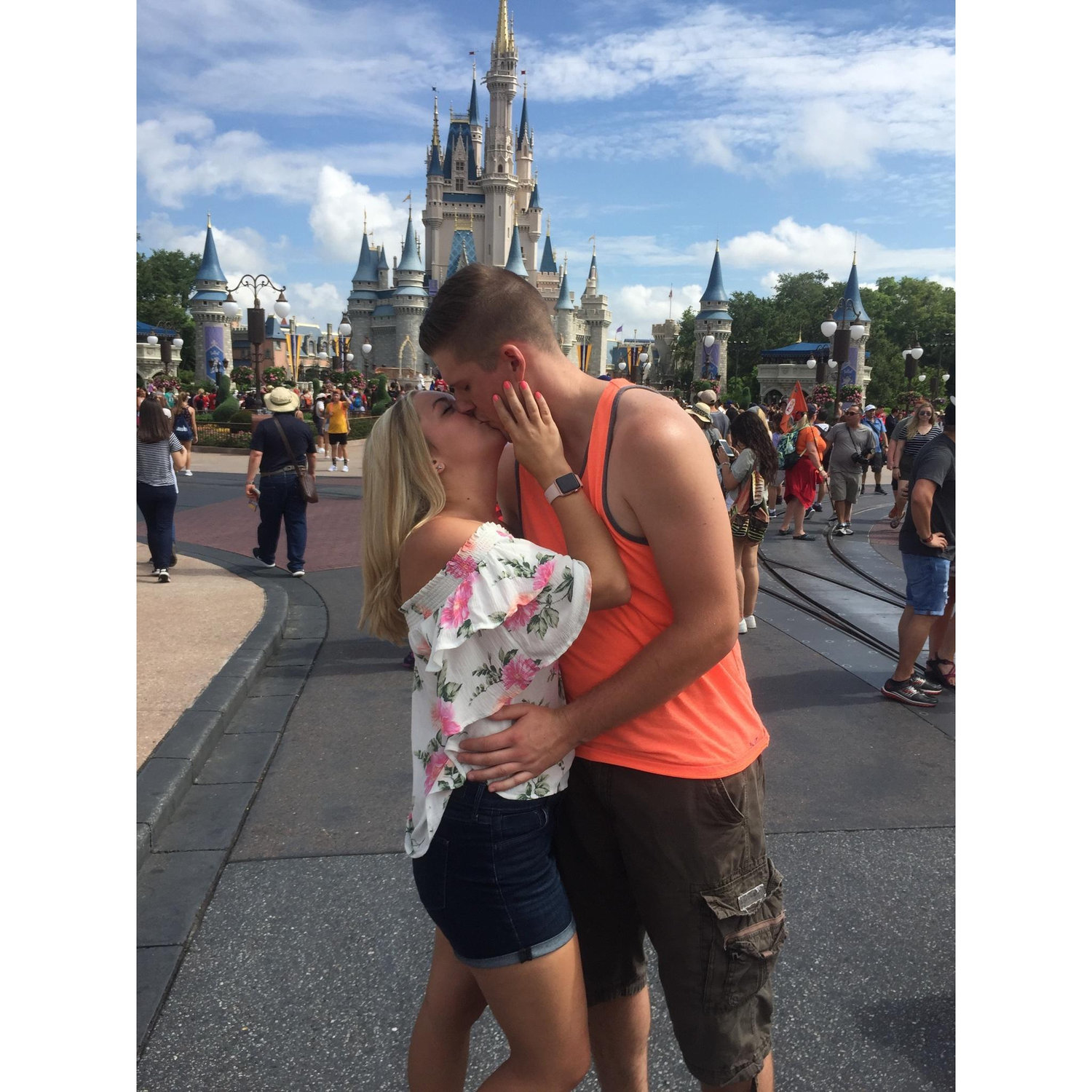 Louie’s first time at Disney World.