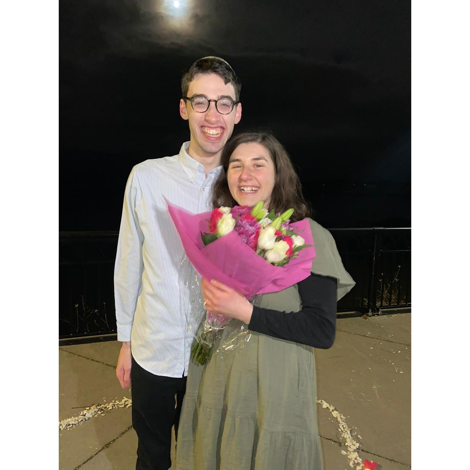 Engaged in Salem, MA! January 2024