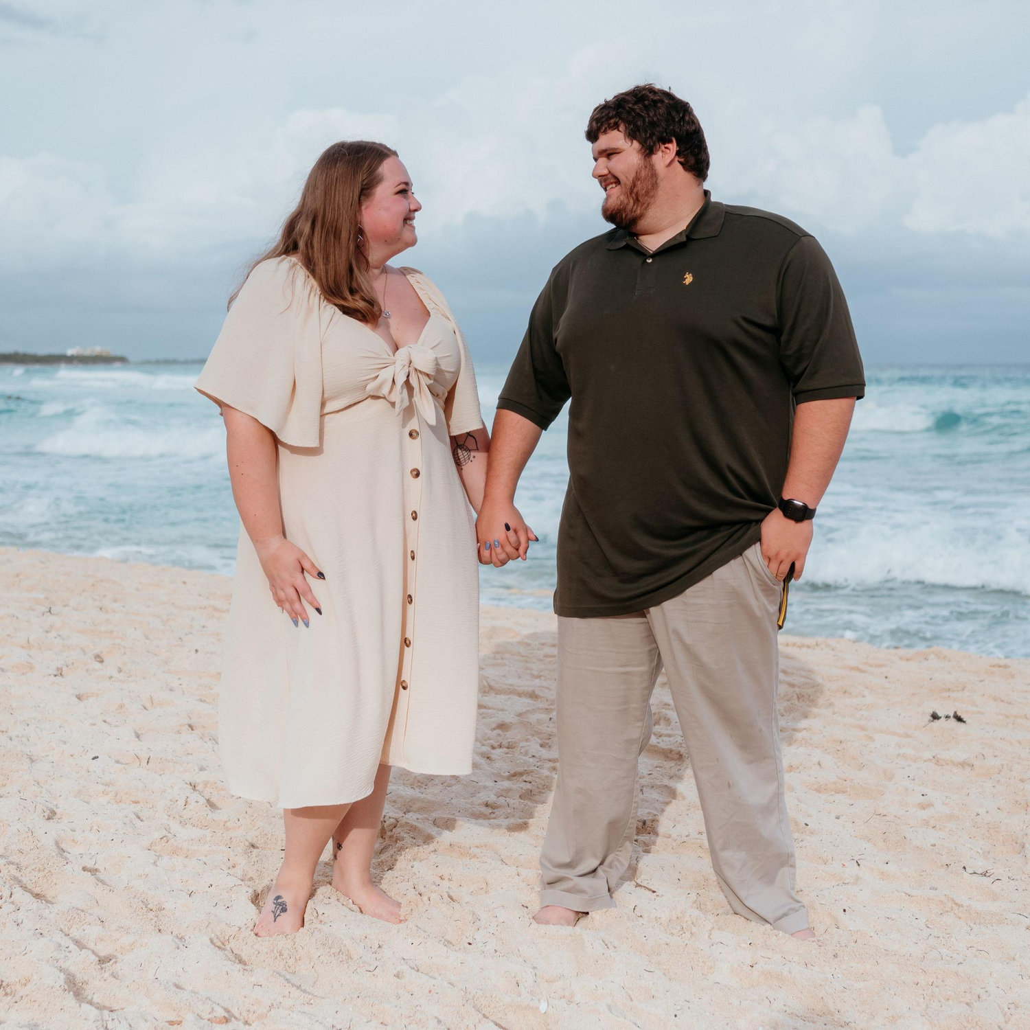 Their first family vacation in Mexico.