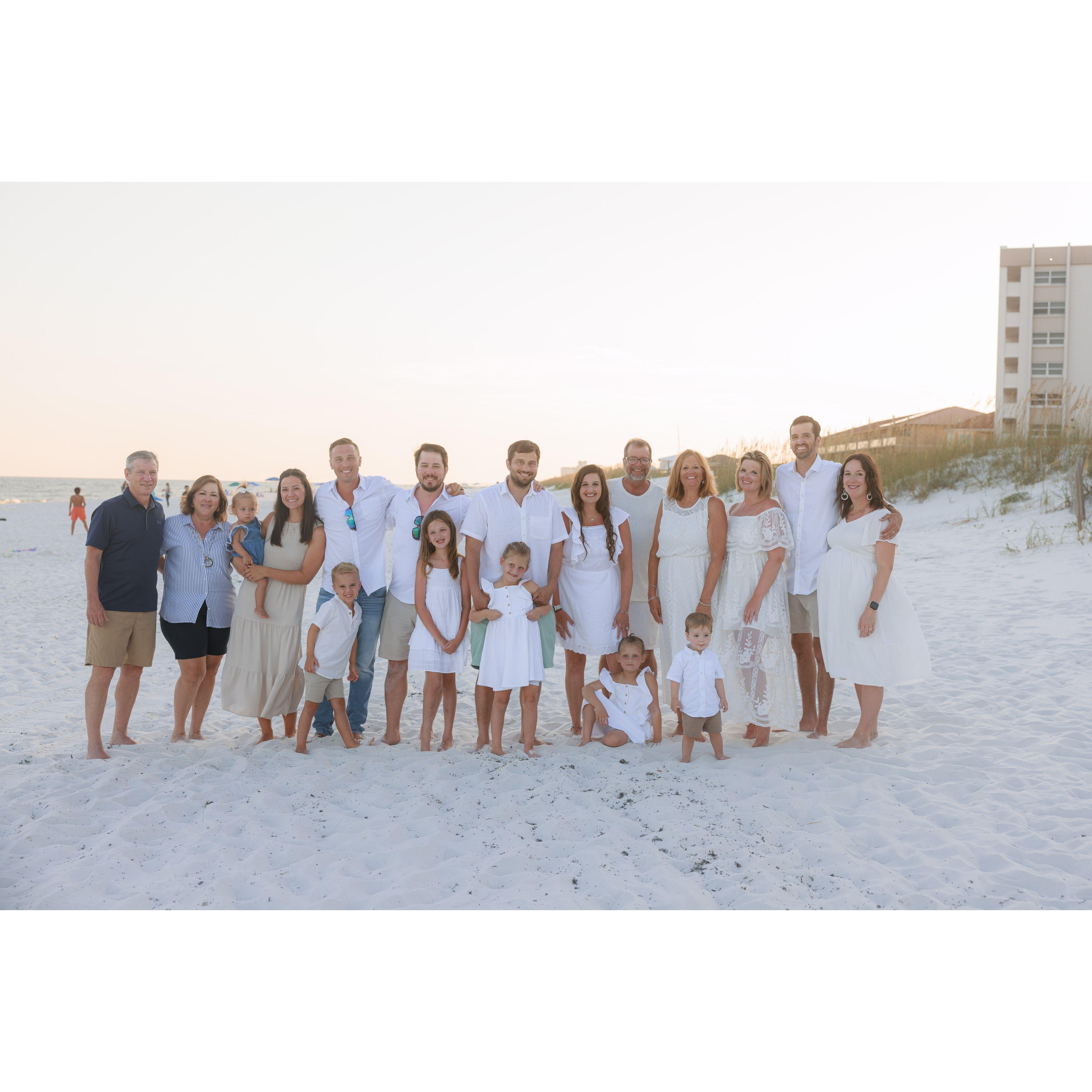 Full Family Photo right before he popped the question!!