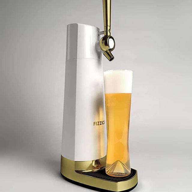 FIZZICS - DraftPour Beer Dispenser - Converts Any Can or Bottle Into a Nitro-Style Draft, Awesome Gift for Beer Lovers - Pub Special