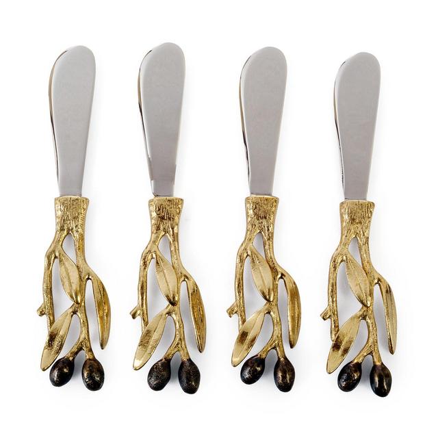 Michael Aram Olive Branch Gold Spreader Set