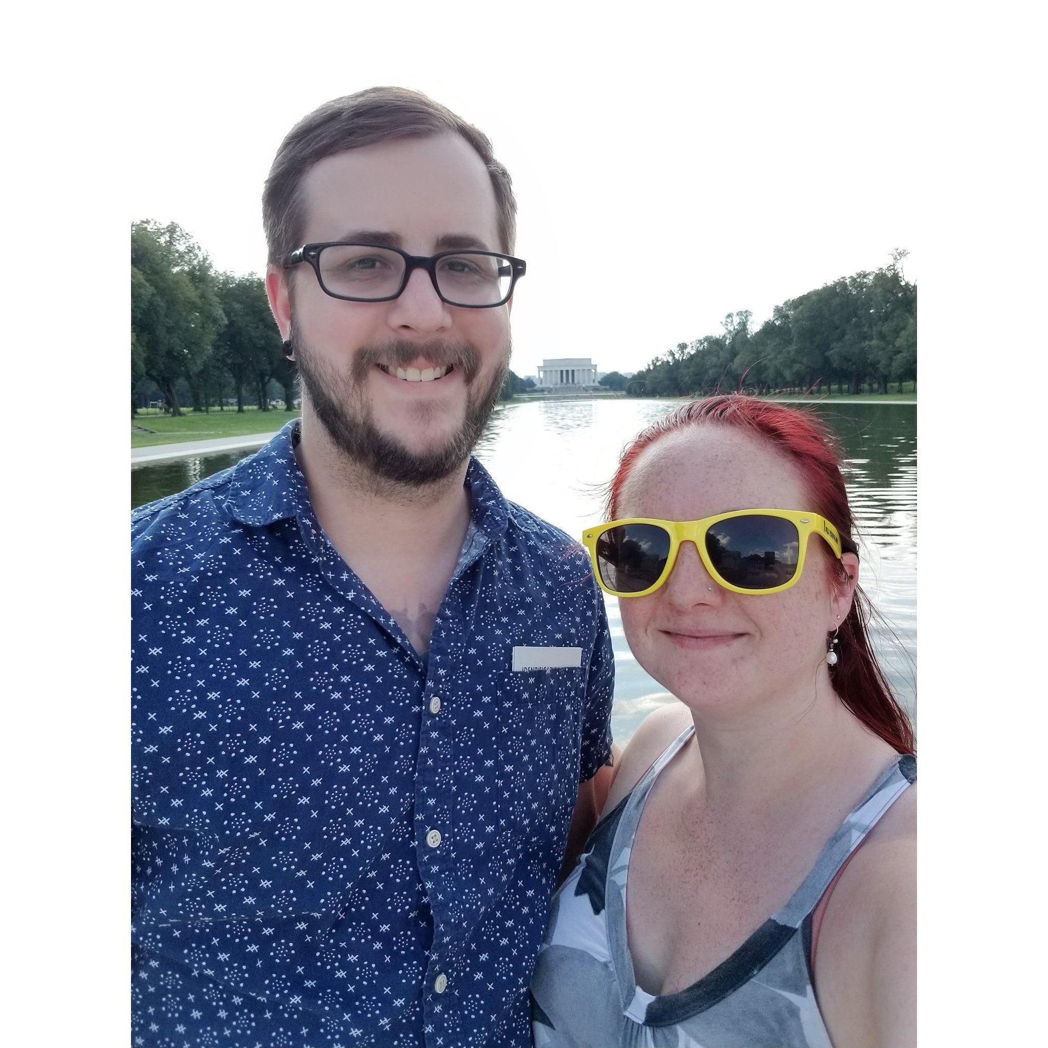 Our next trip was to Washington, D.C., where Kevin met Ciara's parents for the first time.