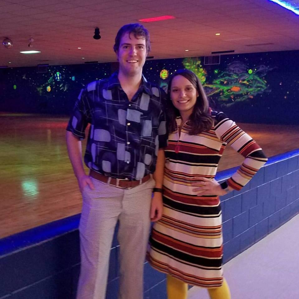 How great are these costumes for a roller disco?