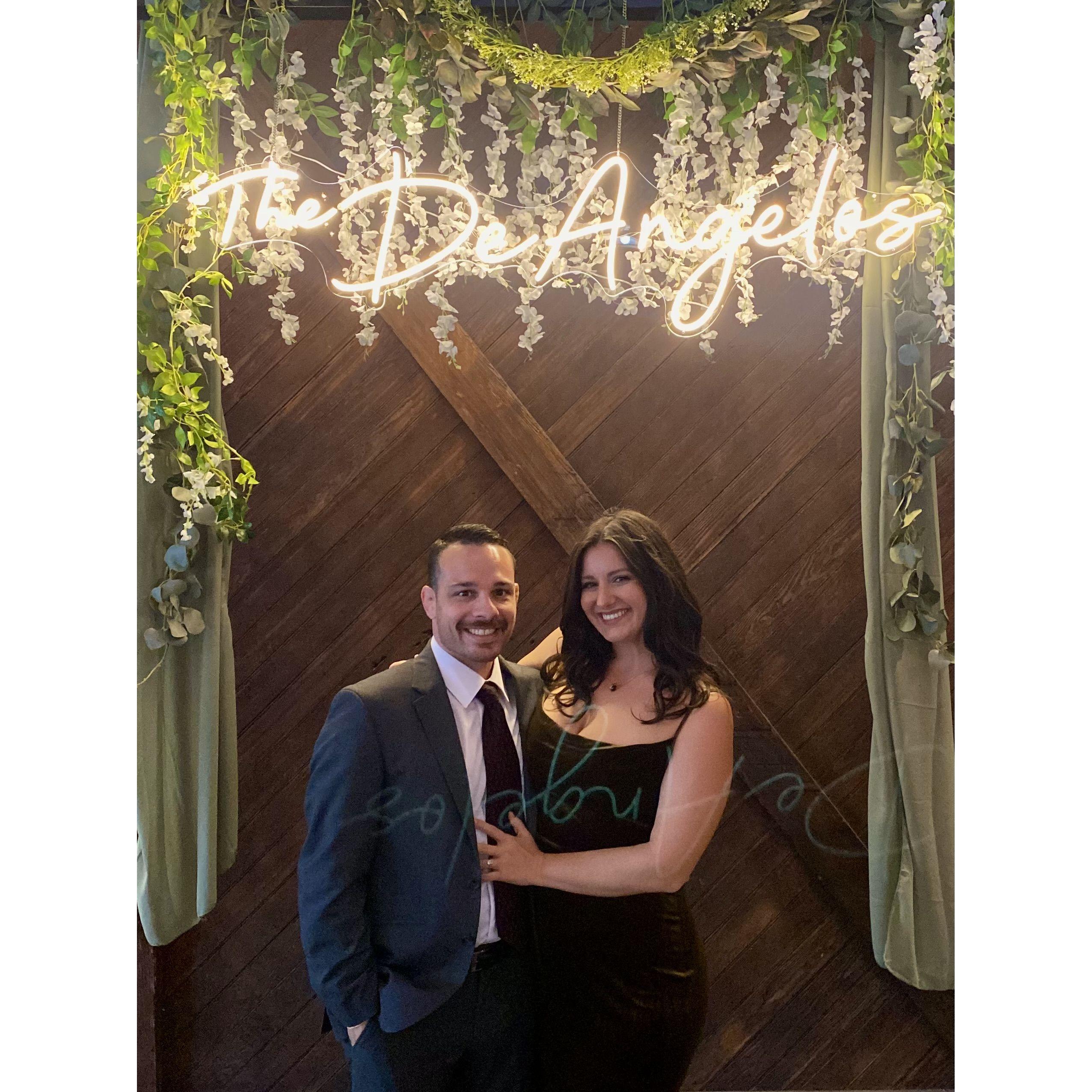 Kat's first taste of a DeAngelo wedding, celebrating Joe's Brother, Tony's and his bride, Maddie's wedding in Knoxville November 2022!