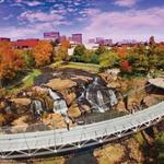 Falls Park on the Reedy & The Liberty Bridge