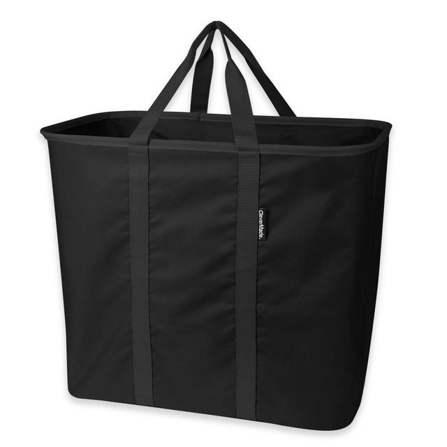 SnapBasket XL Collapsible Laundry Tote/Carryall in Black