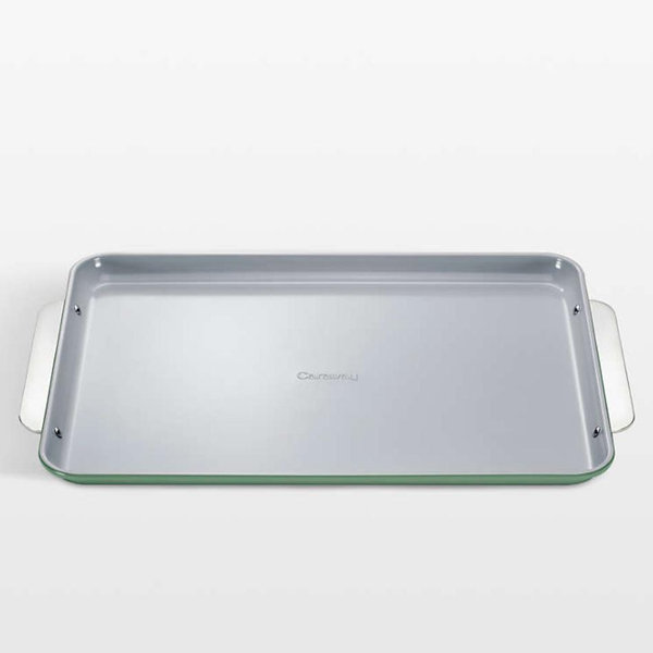 Caraway Non-Stick Ceramic Baking Sheet - Naturally Slick Ceramic Coating - Non-Toxic, PTFE & PFOA Free - Perfect for Baking, Roasting, and More - Large (18" x 13") - Sage